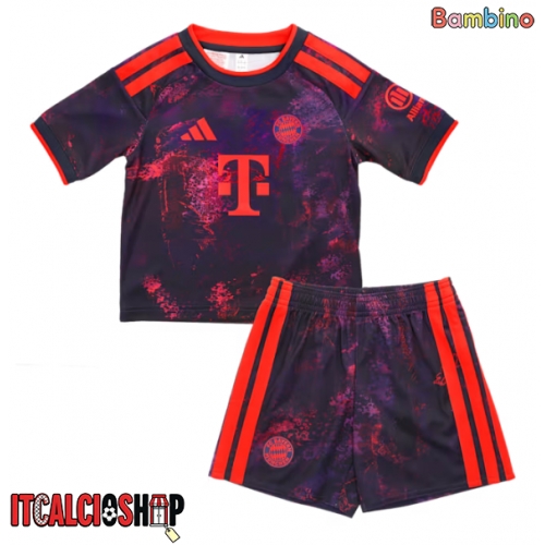 Bayern Munich Nathaniel Brown #11 Terza Maglia Bambino 2026-27 Manica Corta (+ Pantaloni corti)